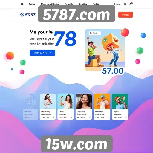 Acessibilidade e design do site 5787.com