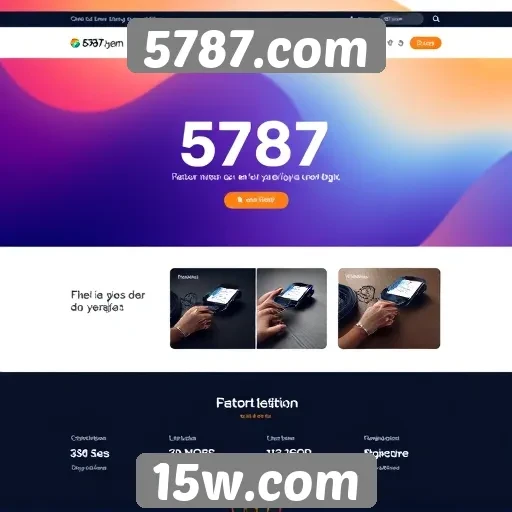 Interface do 5787.com é amigável e intuitiva